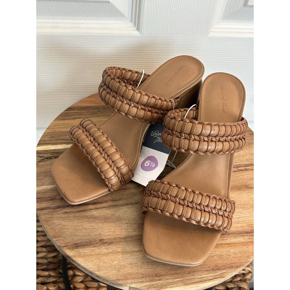 Women's Nikola Mule Heels - Universal Thread brown 6.5